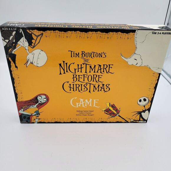 Tim Burton's The Nightmare Before Christmas Board Game Opened New - Picture 1 of 16